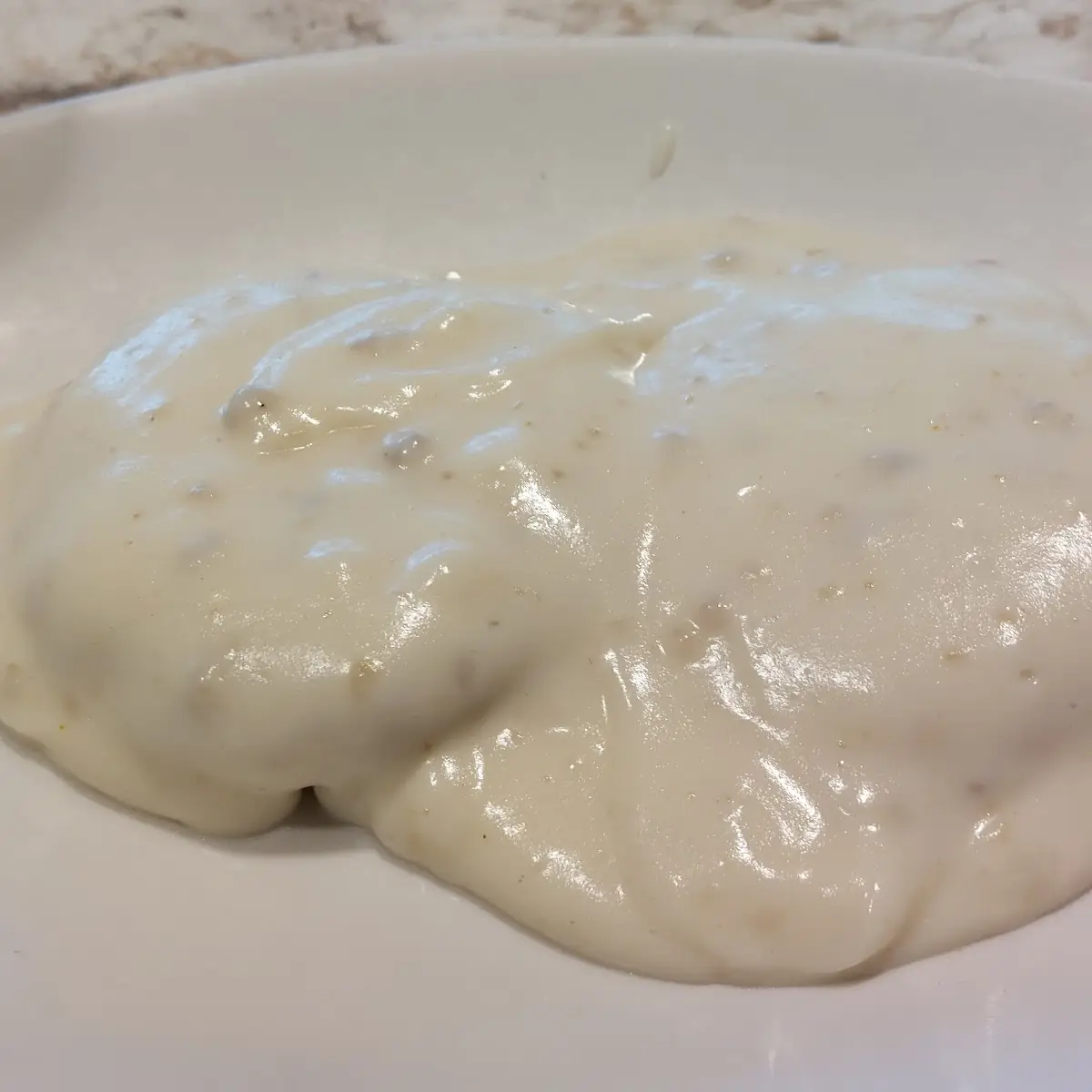 Sausage Gravy w Biscuit
