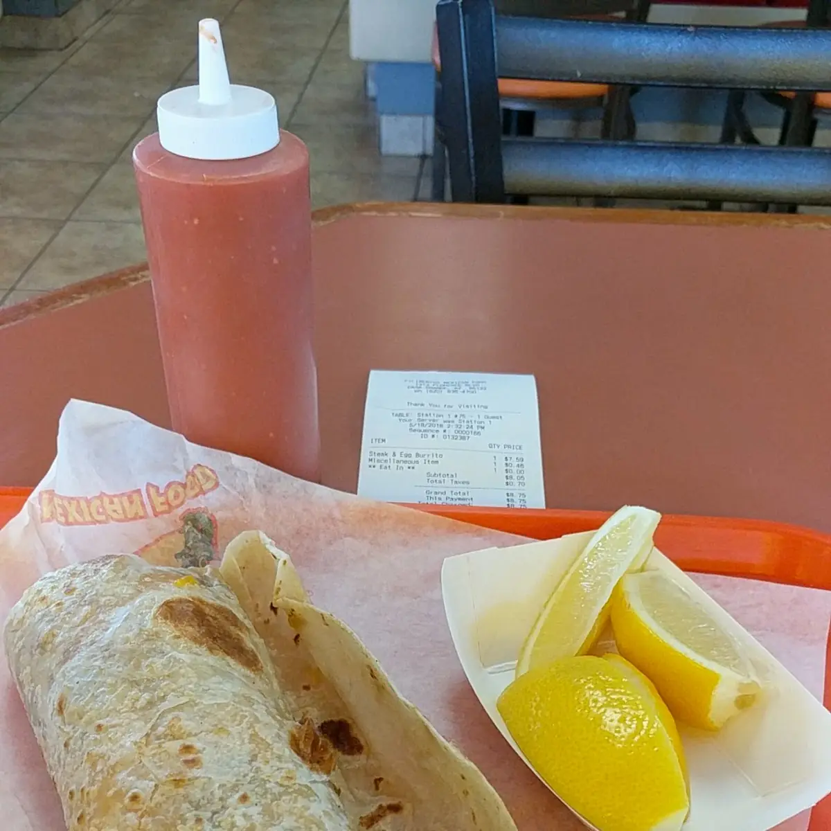 Steak Breakfast Burrito