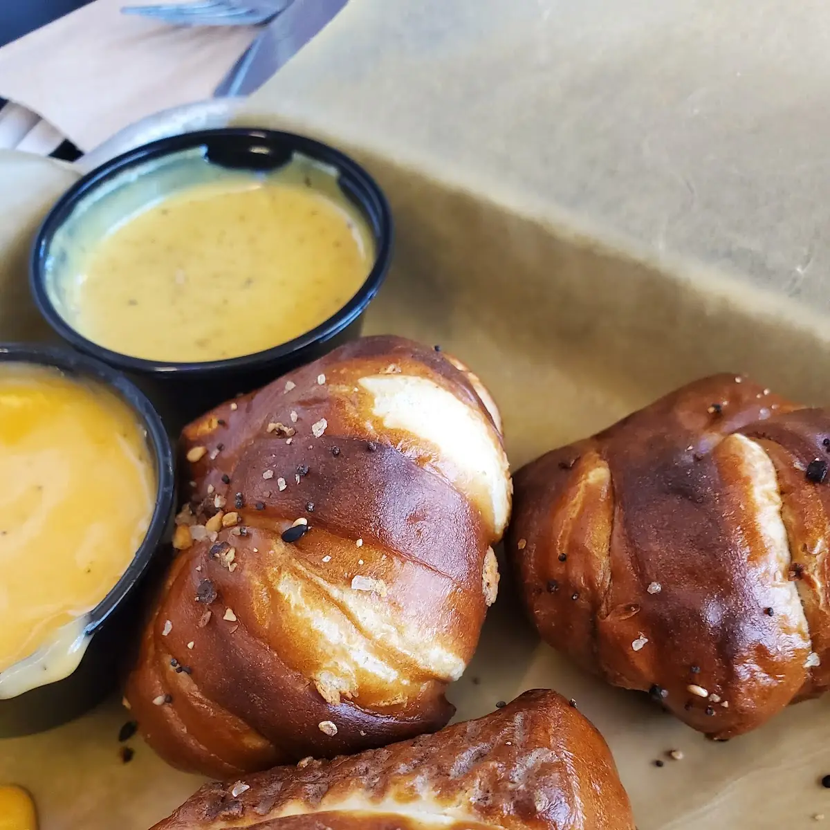 Pretzel Bites and Beer Cheese