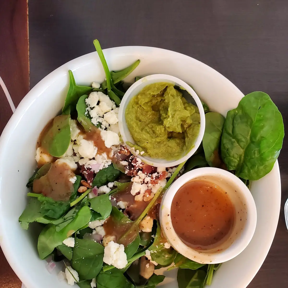 Loaded Spinach Salad