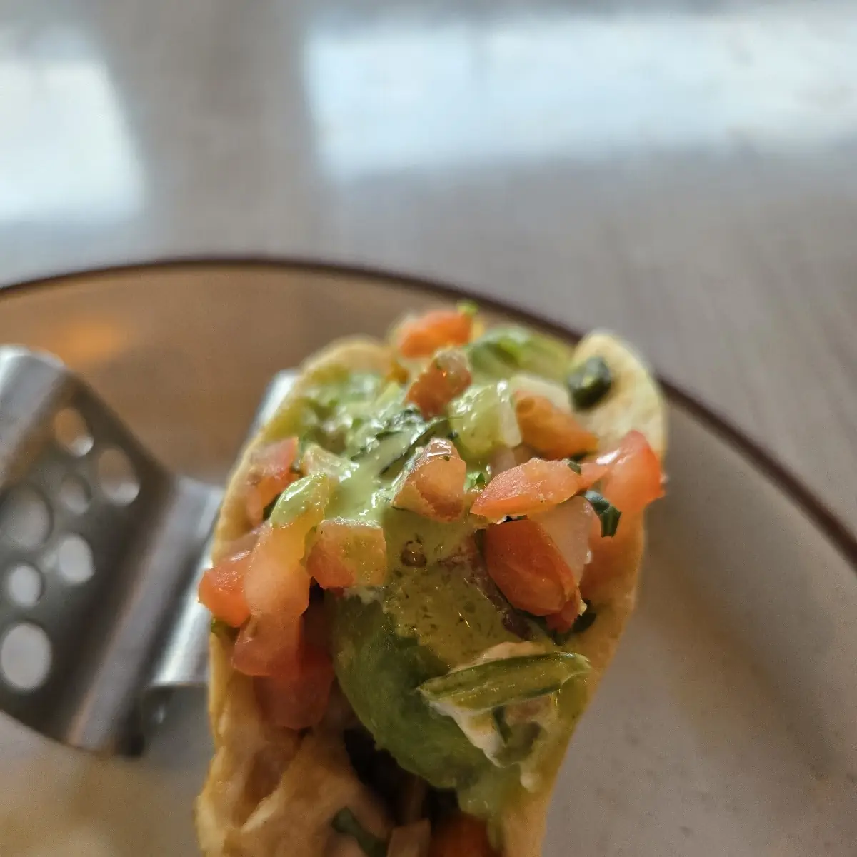 Poblano Shrimp Tacos