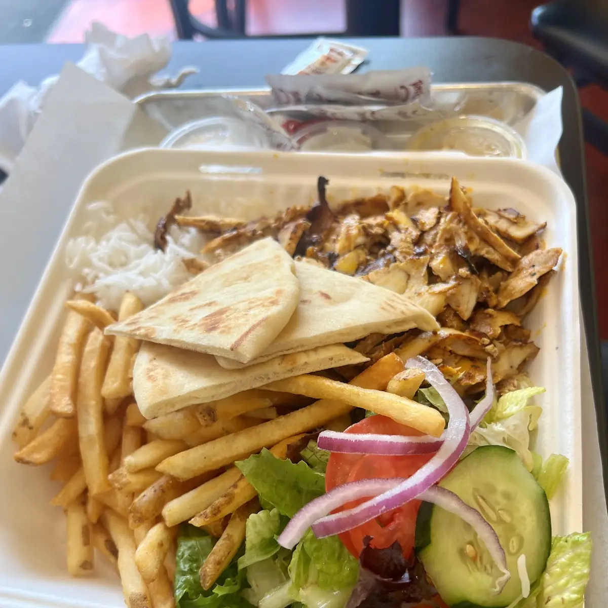 18 Chicken Shawarma Plate