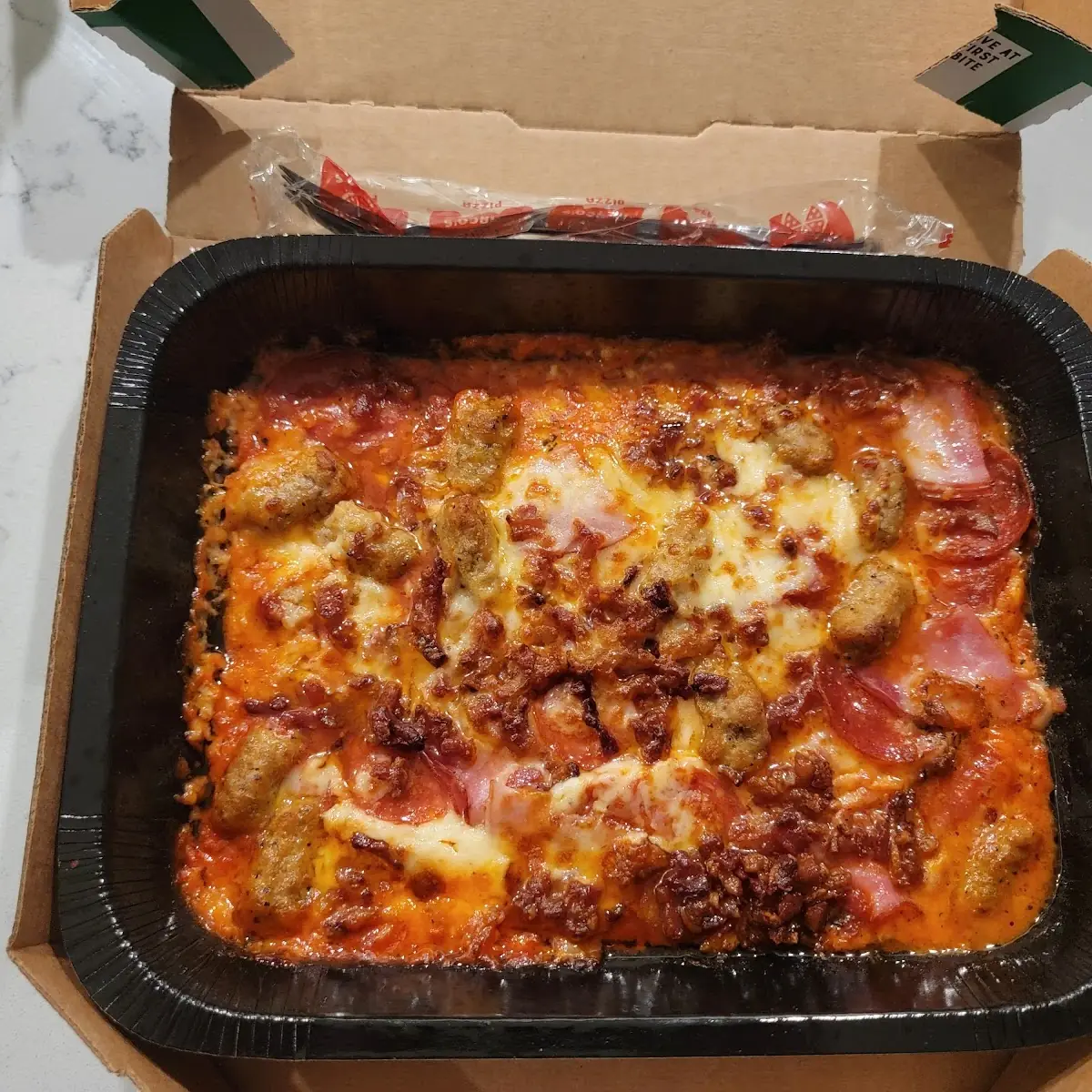 All Meat Specialty Pizza Bowl