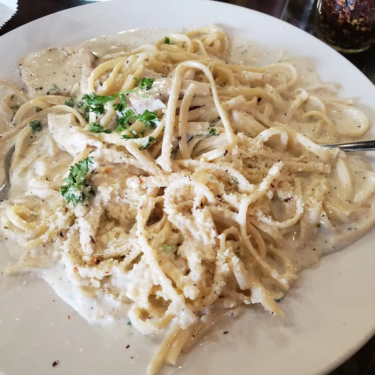 Fettuccine Alfredo with Chicken