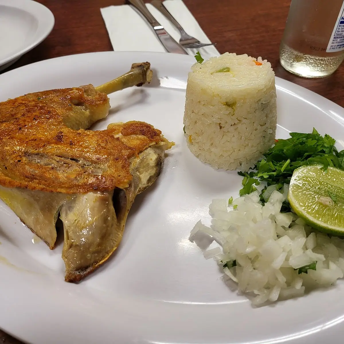 Pollo Encebollado
