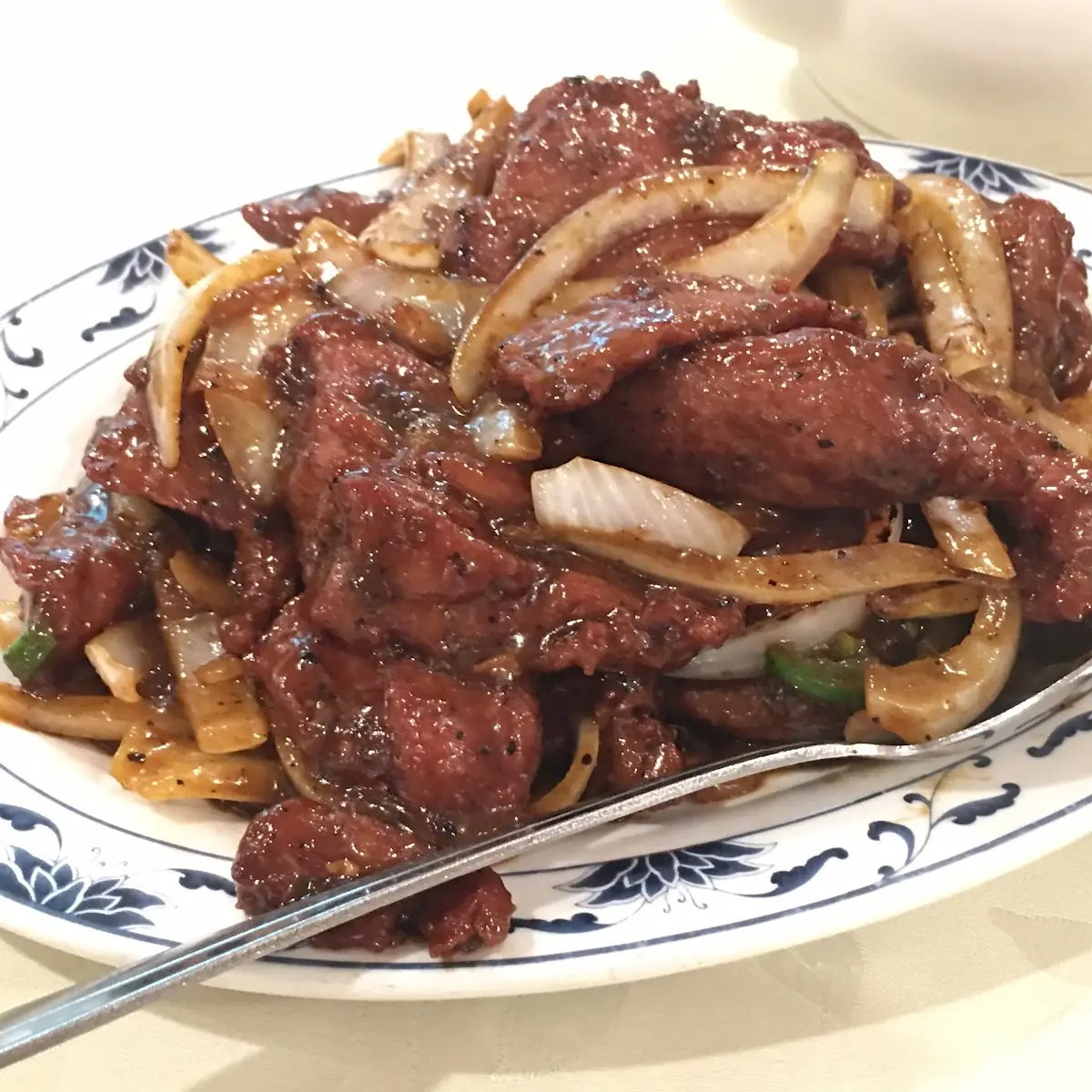Beef Filet in Black Pepper Sauce