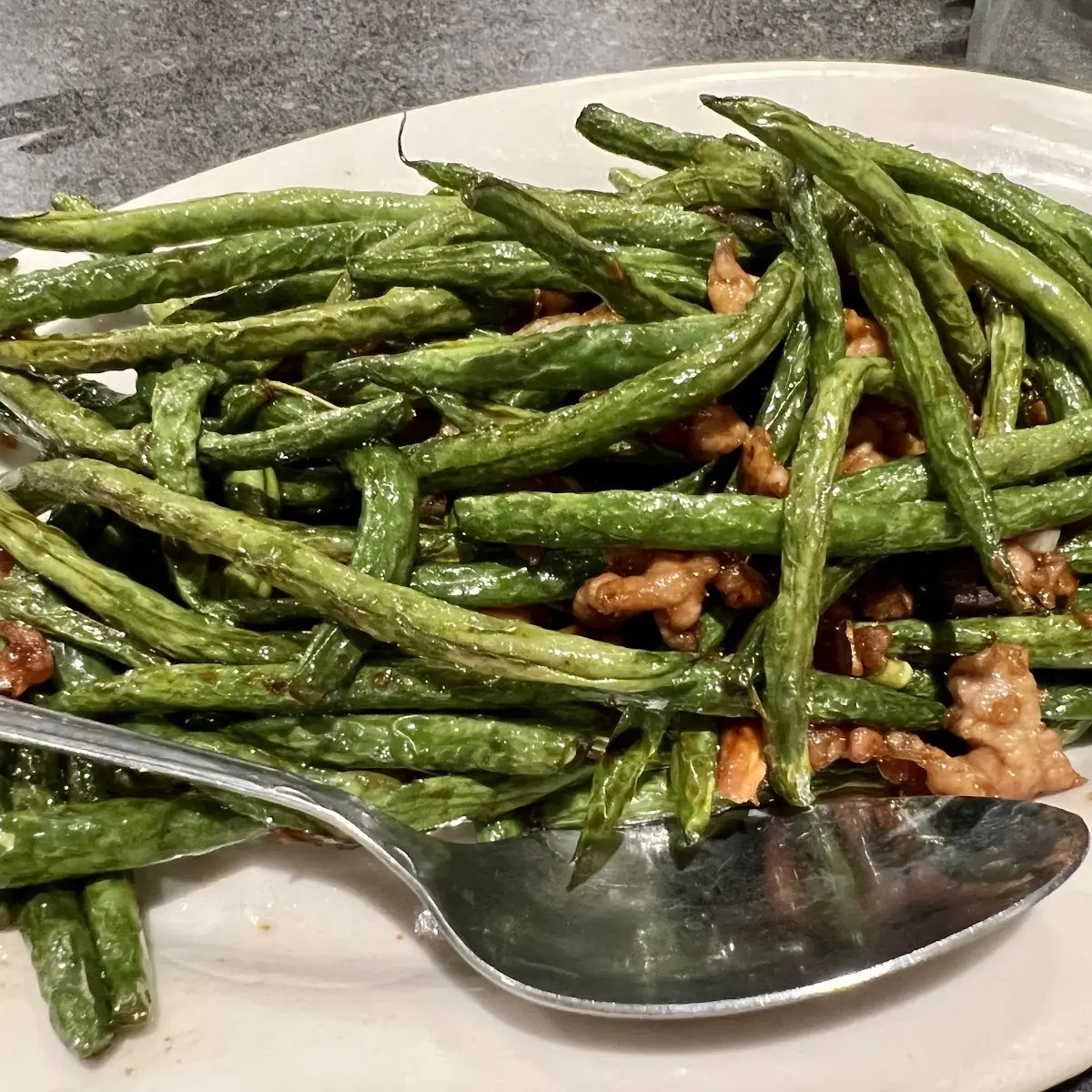 Fried Green Beans with Minced Pork
