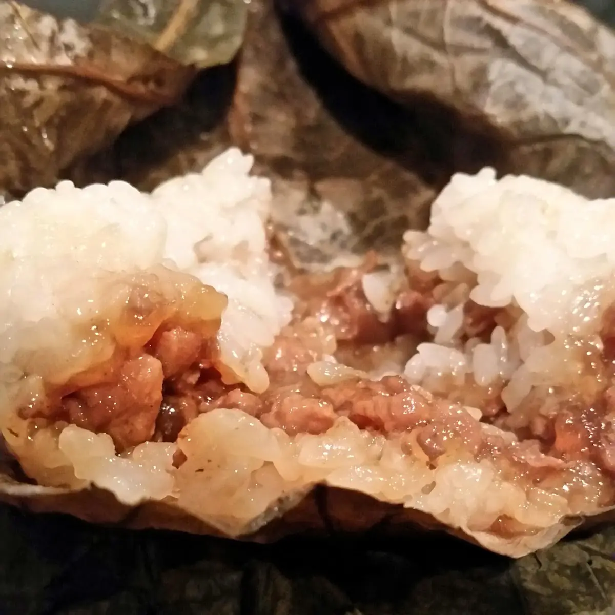 Sticky Rice Wrapped in Lotus Leaf