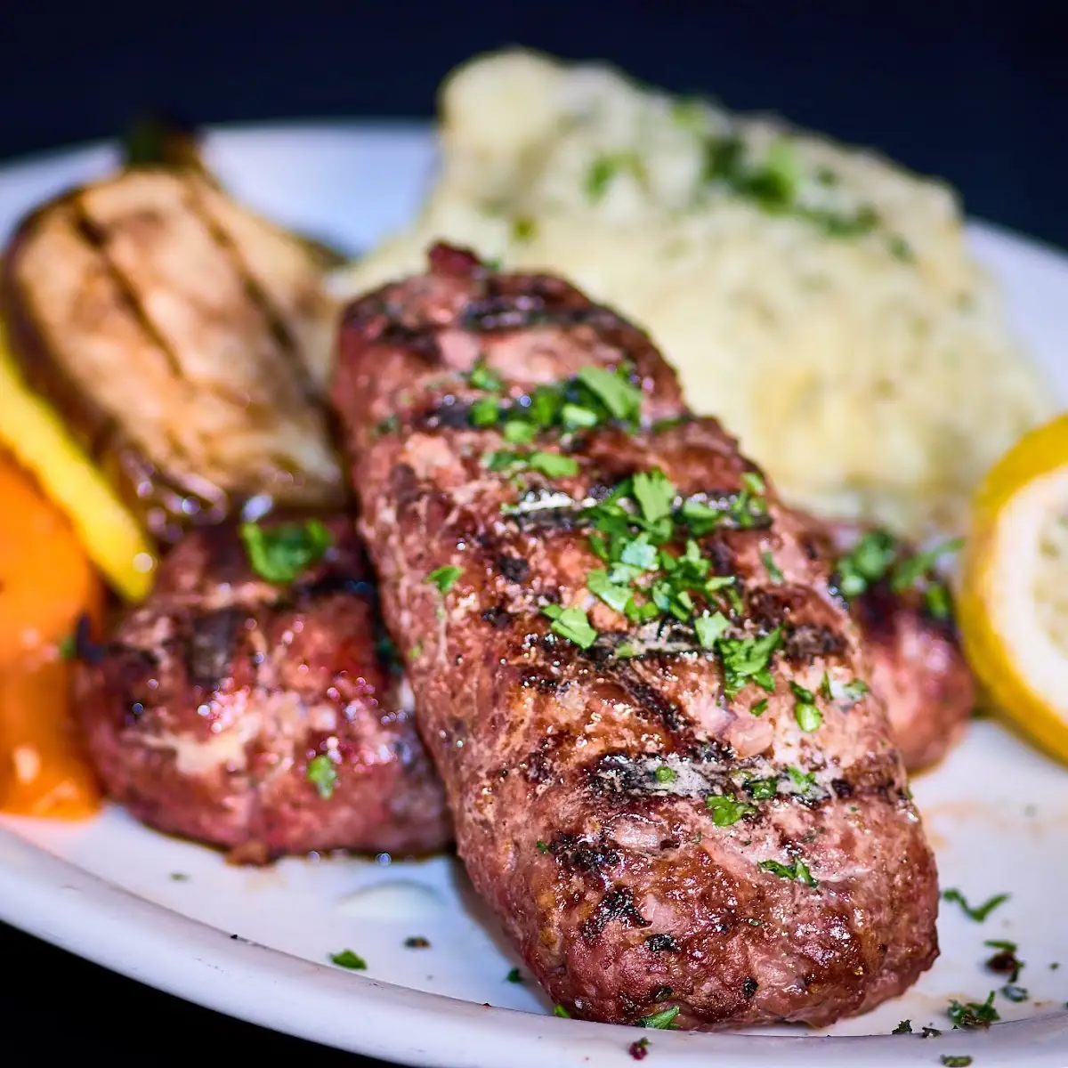 Kofta Kabob Platter