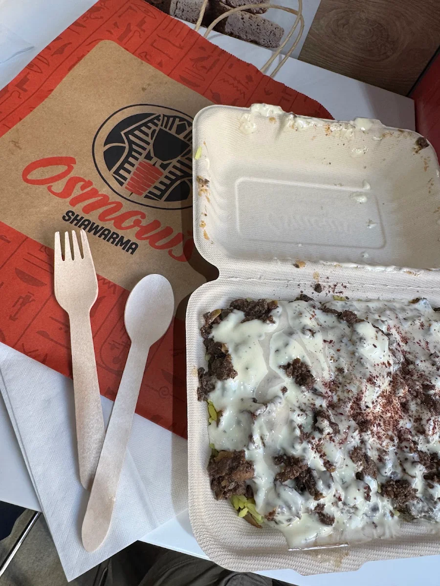 Poutine Shawarma Au Poulet, Osmow's Shawarma