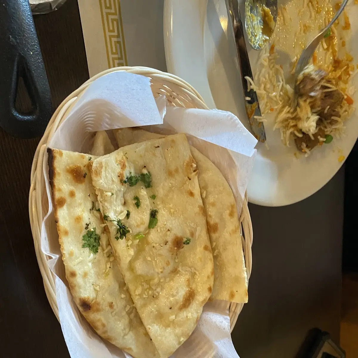 cheesy garlic naan