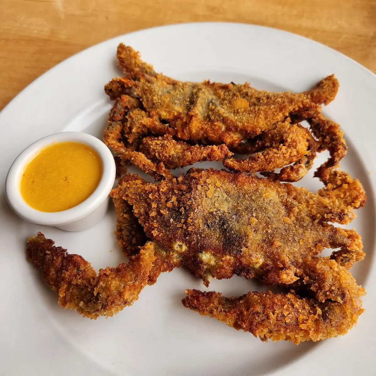 Soft Shell Crab with Thai Garlic Butter Sauce