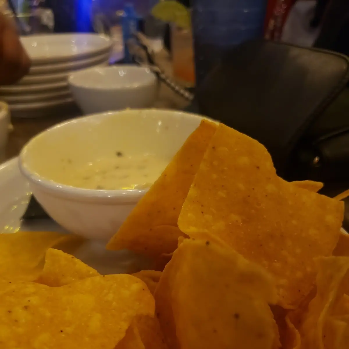 White Queso Spinach Dip