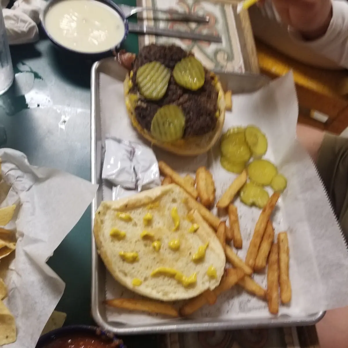 Burger and Fries