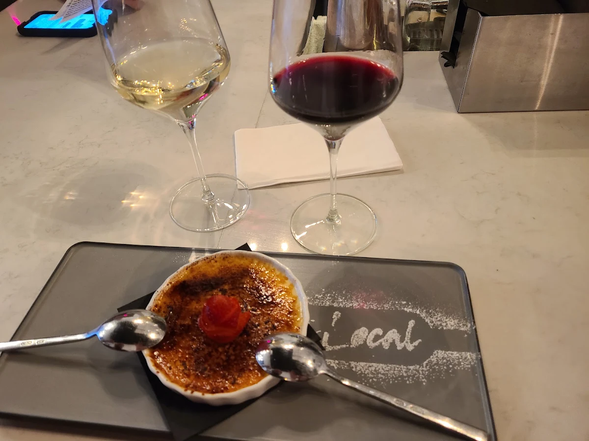 Creme Brulee and Wine
