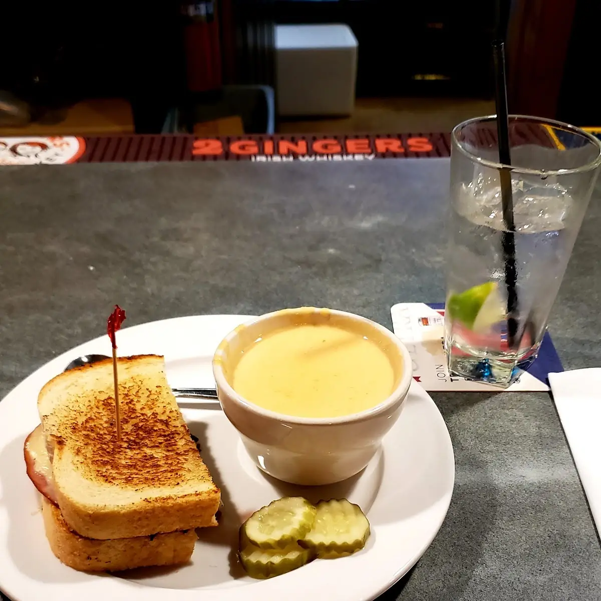 Half Soup and Sandwich