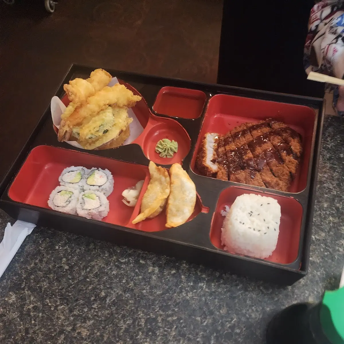Bento 1 with Tonkatsu