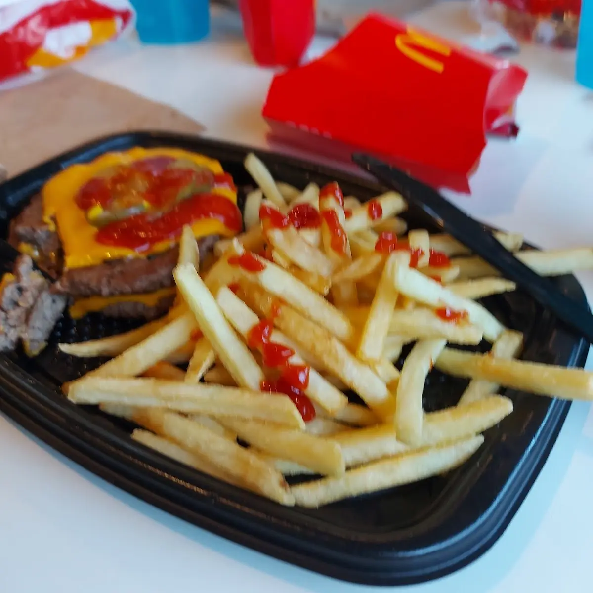 Double Quarter Pound Cheeseburger No Bun