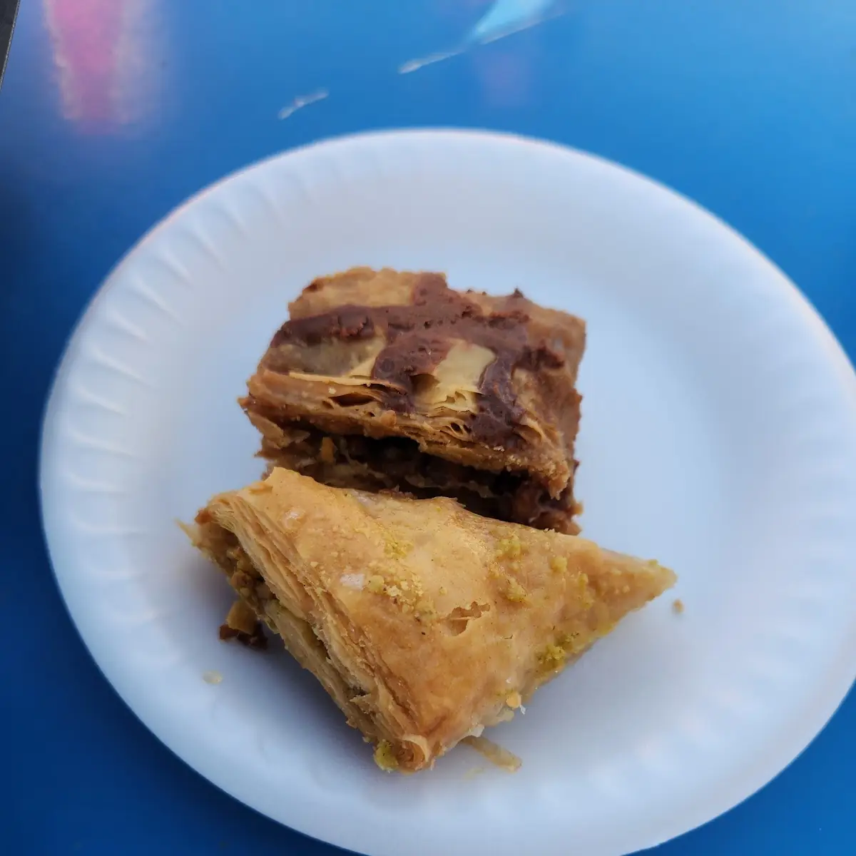 Chocolate Mocha Walnut Baklava