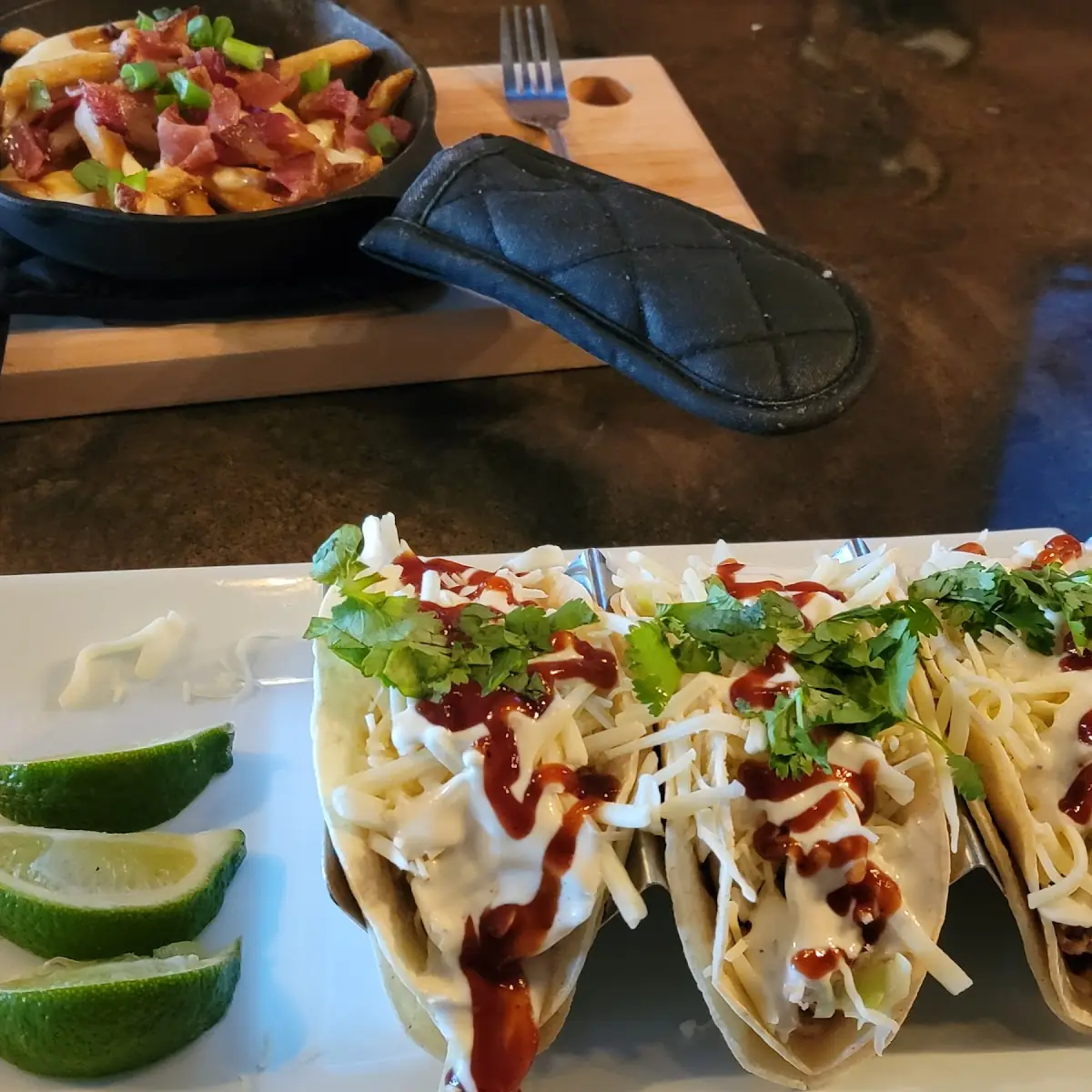 Poutine and Street Tacos