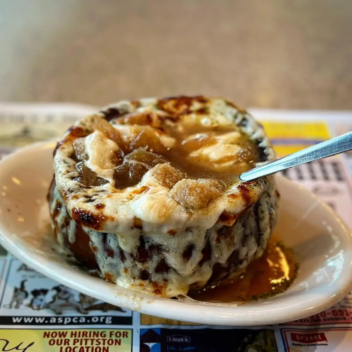 Crock French Onion Soup Baked
