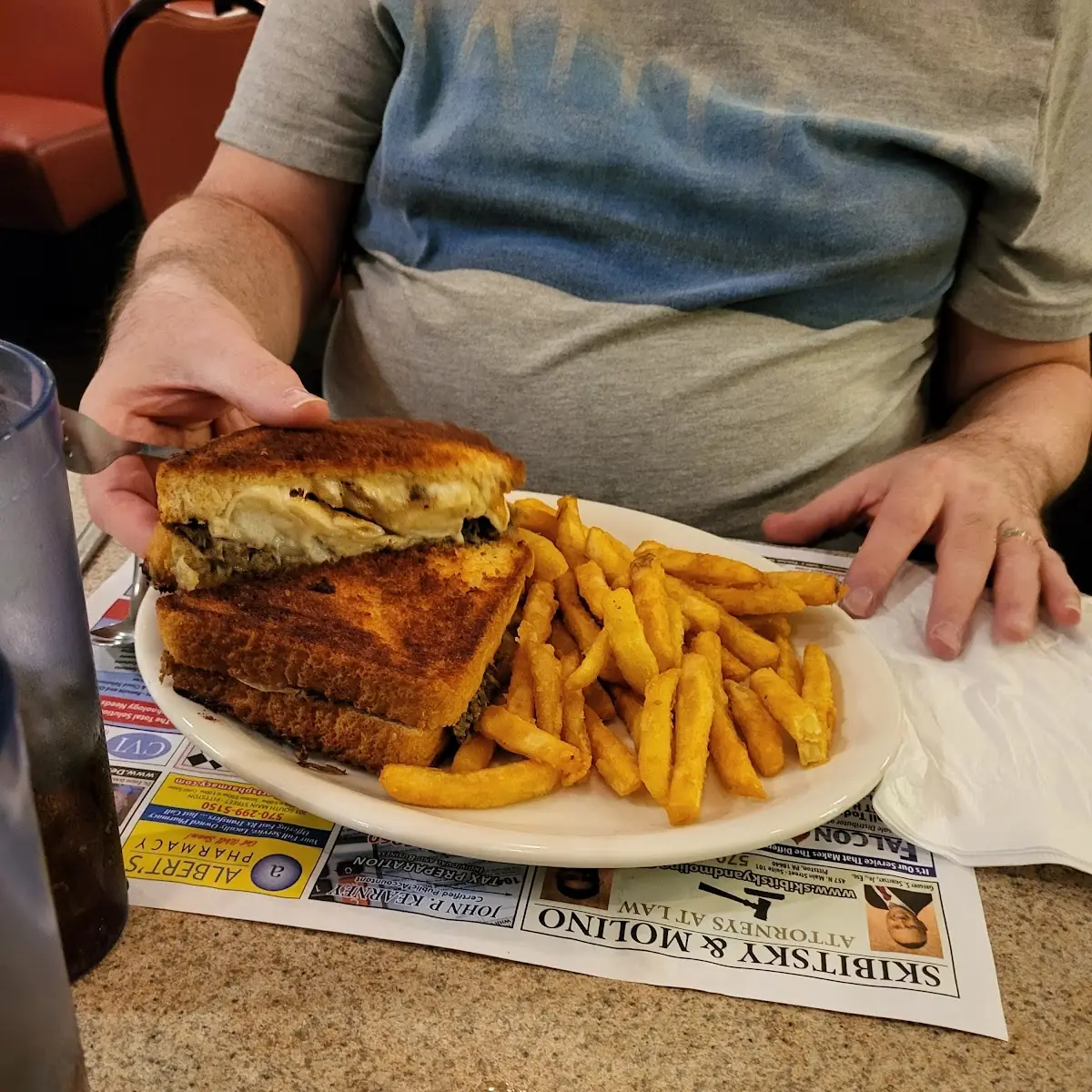 Grilled Cheese w Fries