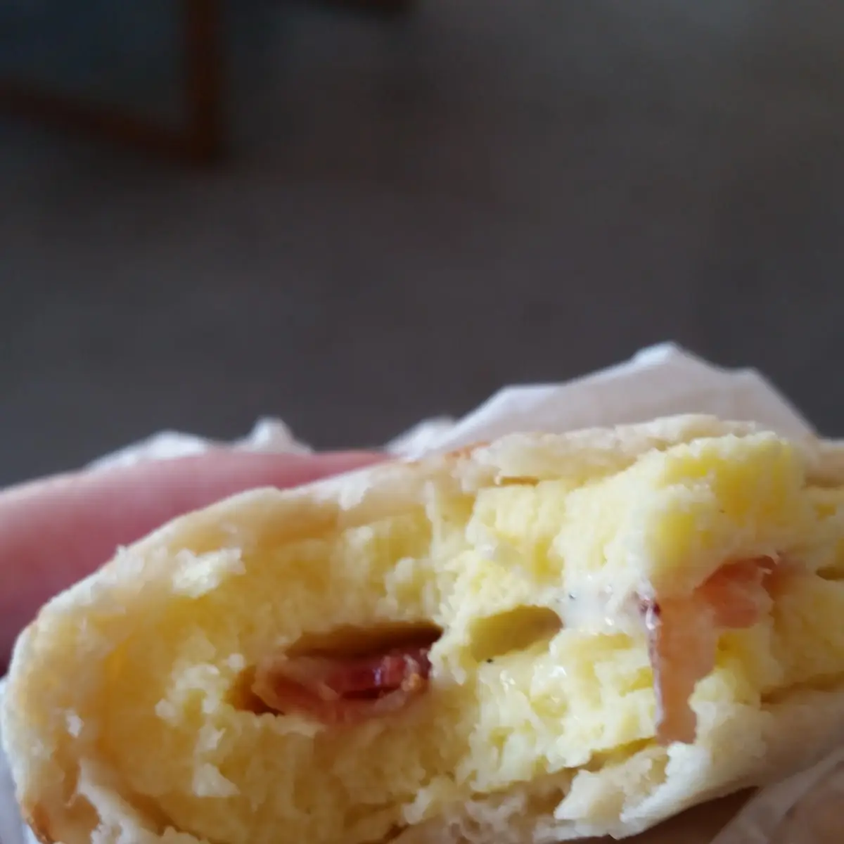 Bacon and Egg Breakfast Sandwich