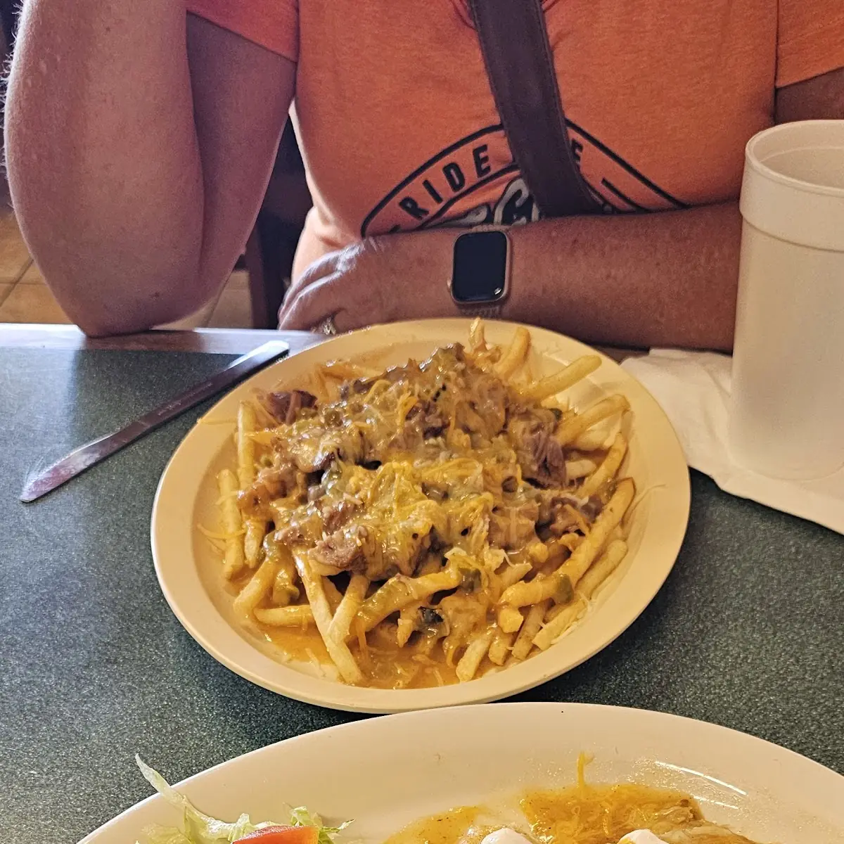 Smothered Fries Cheese Quesadilla