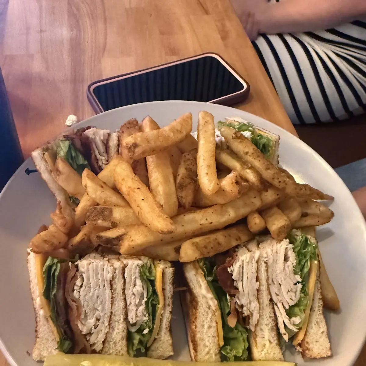 Turkey Club Omelette
