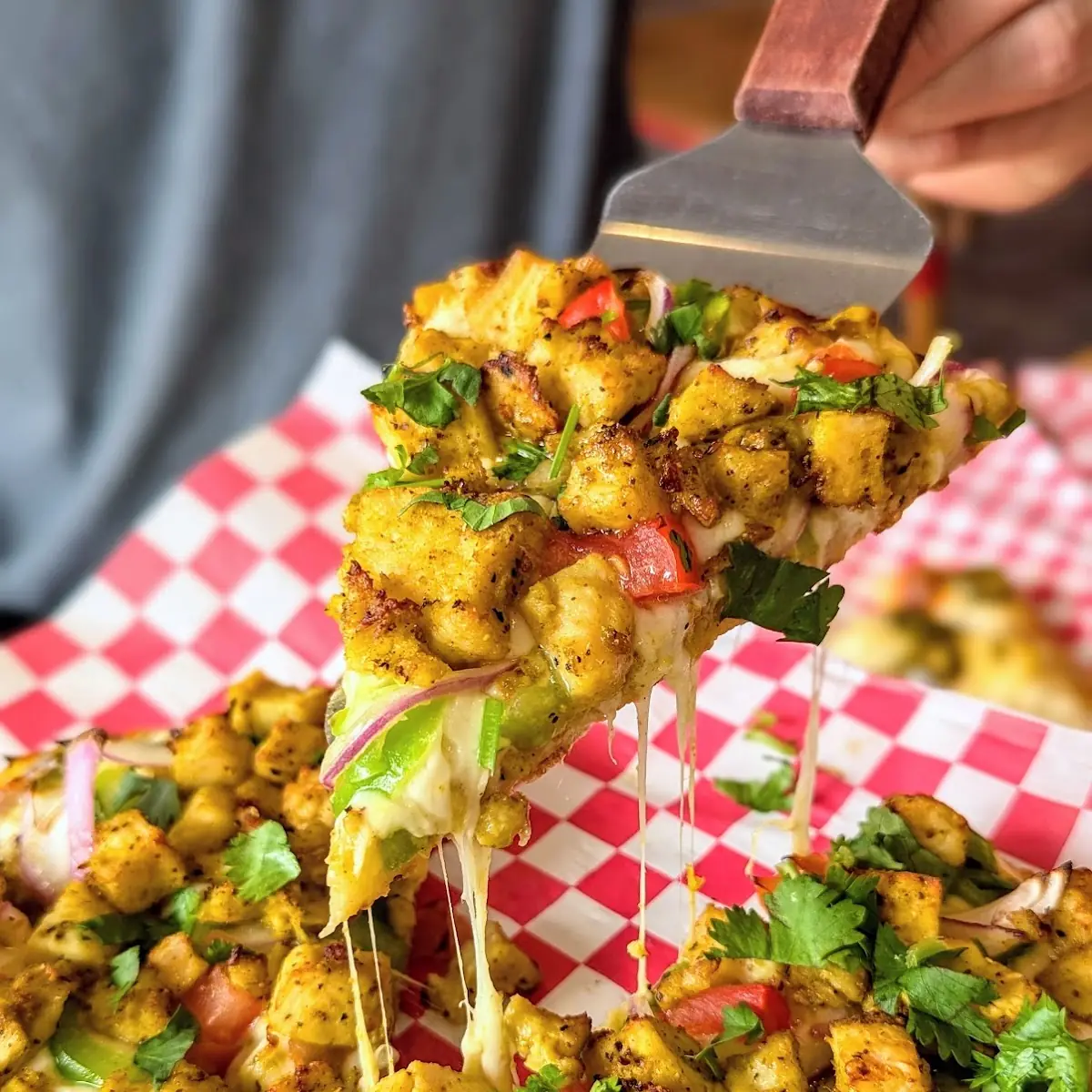 Curry Chicken Pizza