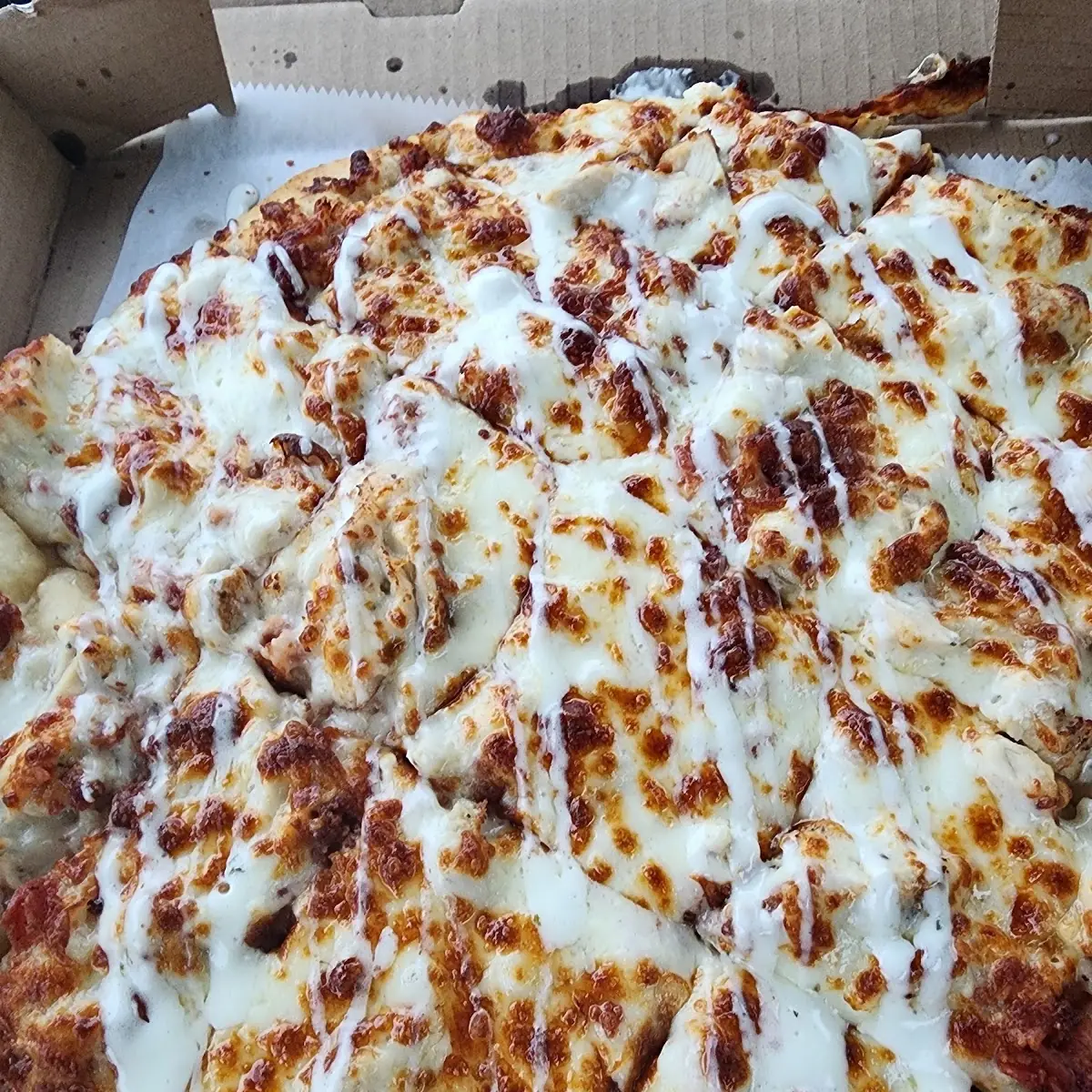 Chicken Bacon Ranch Pizza