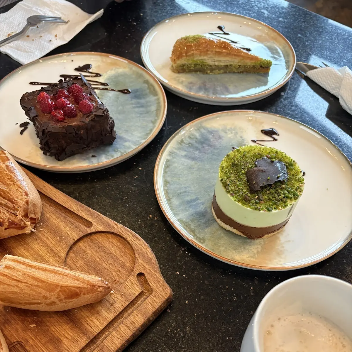 Signature Baklava Pistachio Cheesecake