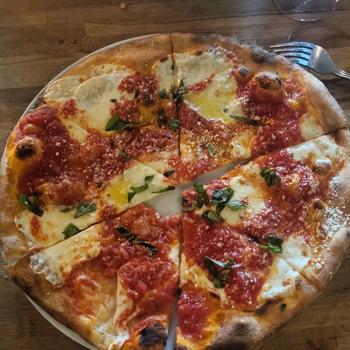 Margherita Pizza with Fresh Basil