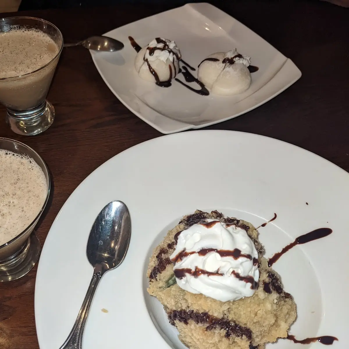 Fried Ice Cream and Chocolate Martini