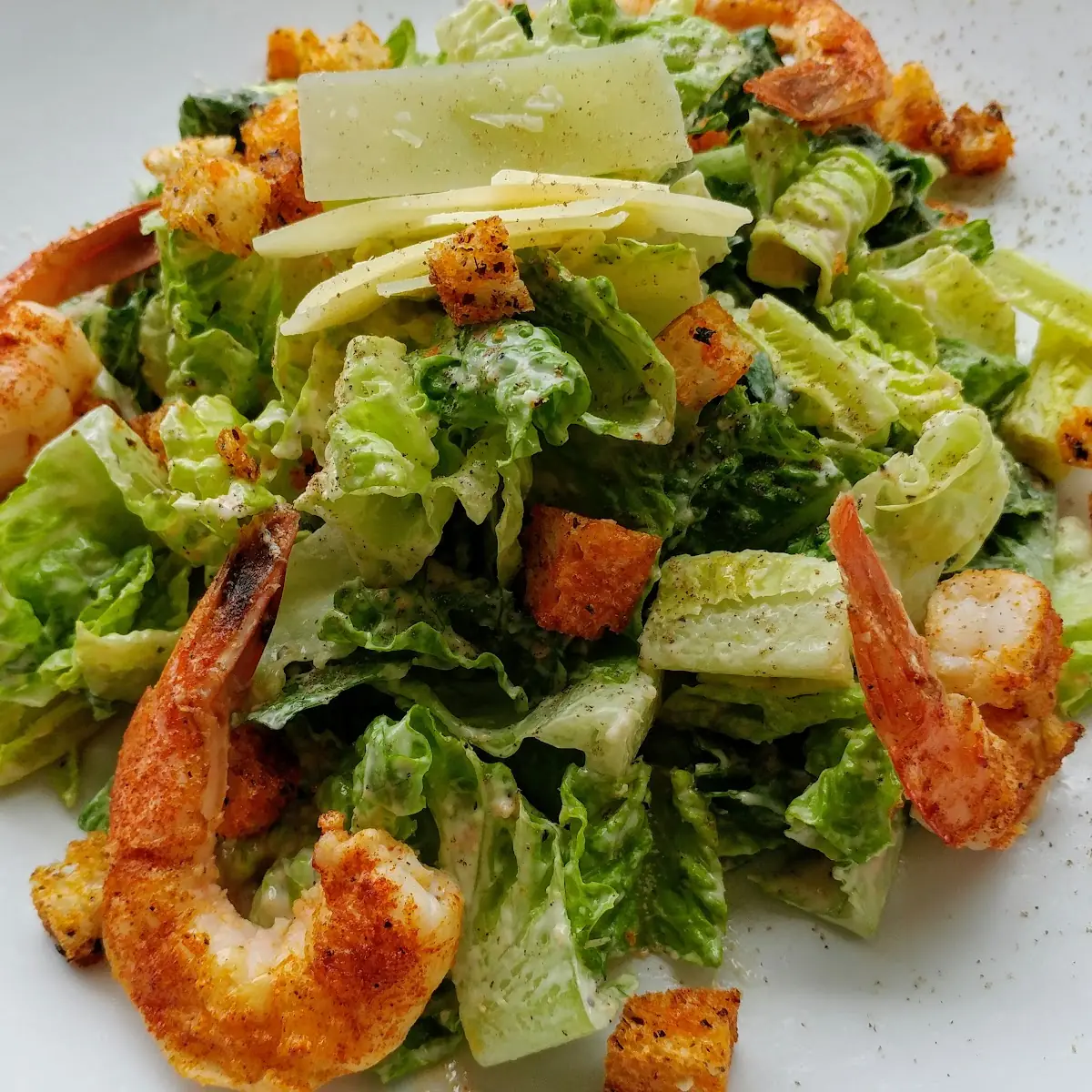 Grilled Shrimp w Ceasar Salad