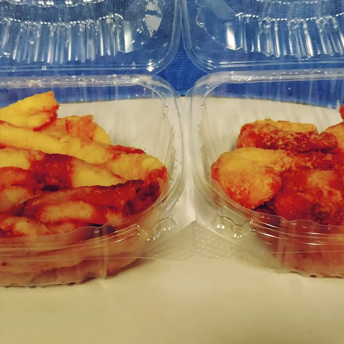Onion Rings and Shrimp