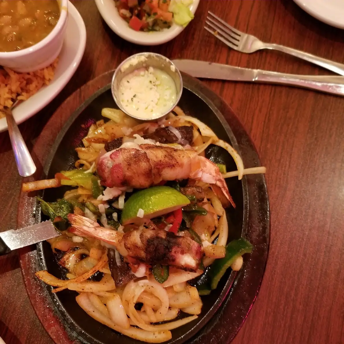 Shrimp Fajitas