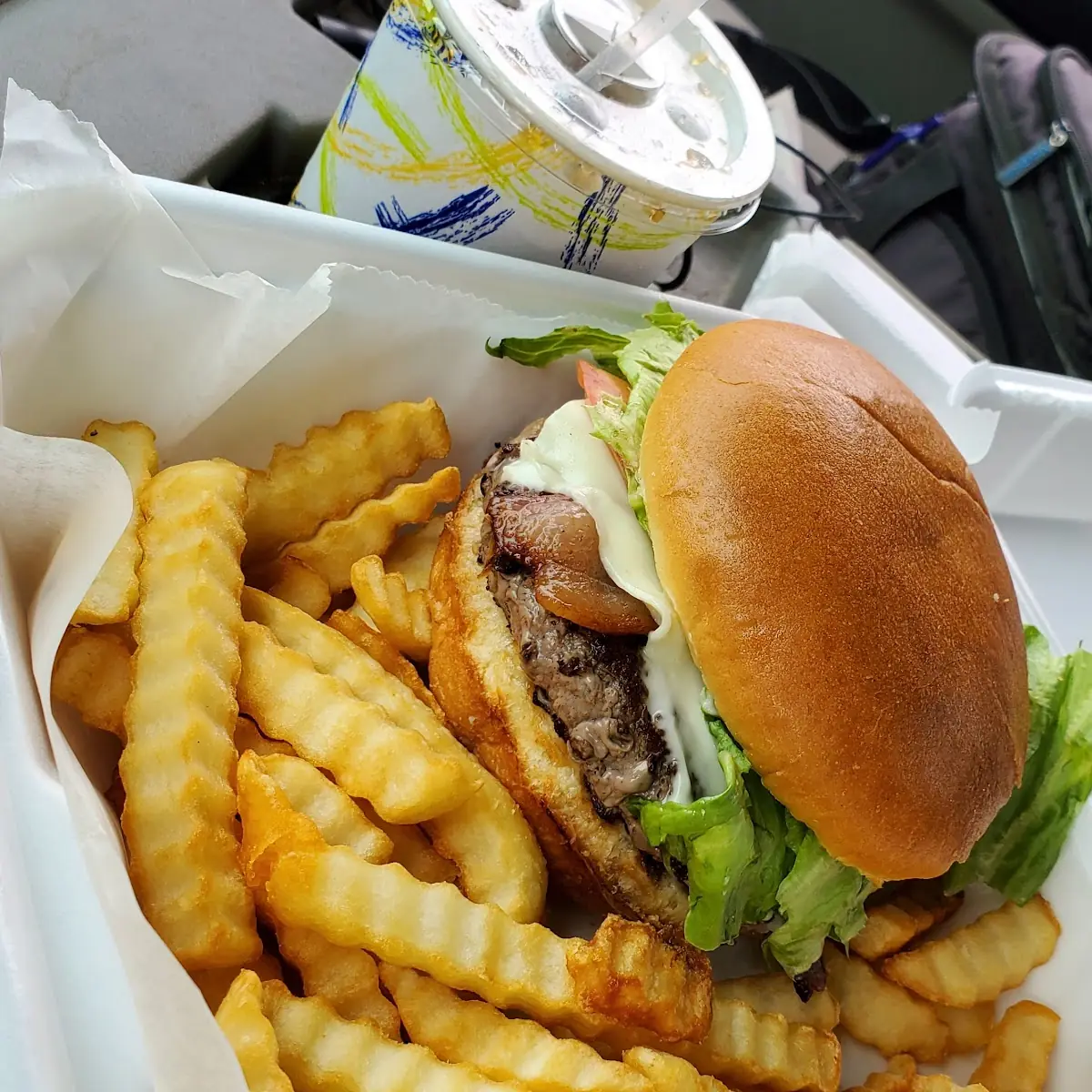 Bacon Cheeseburger Platter