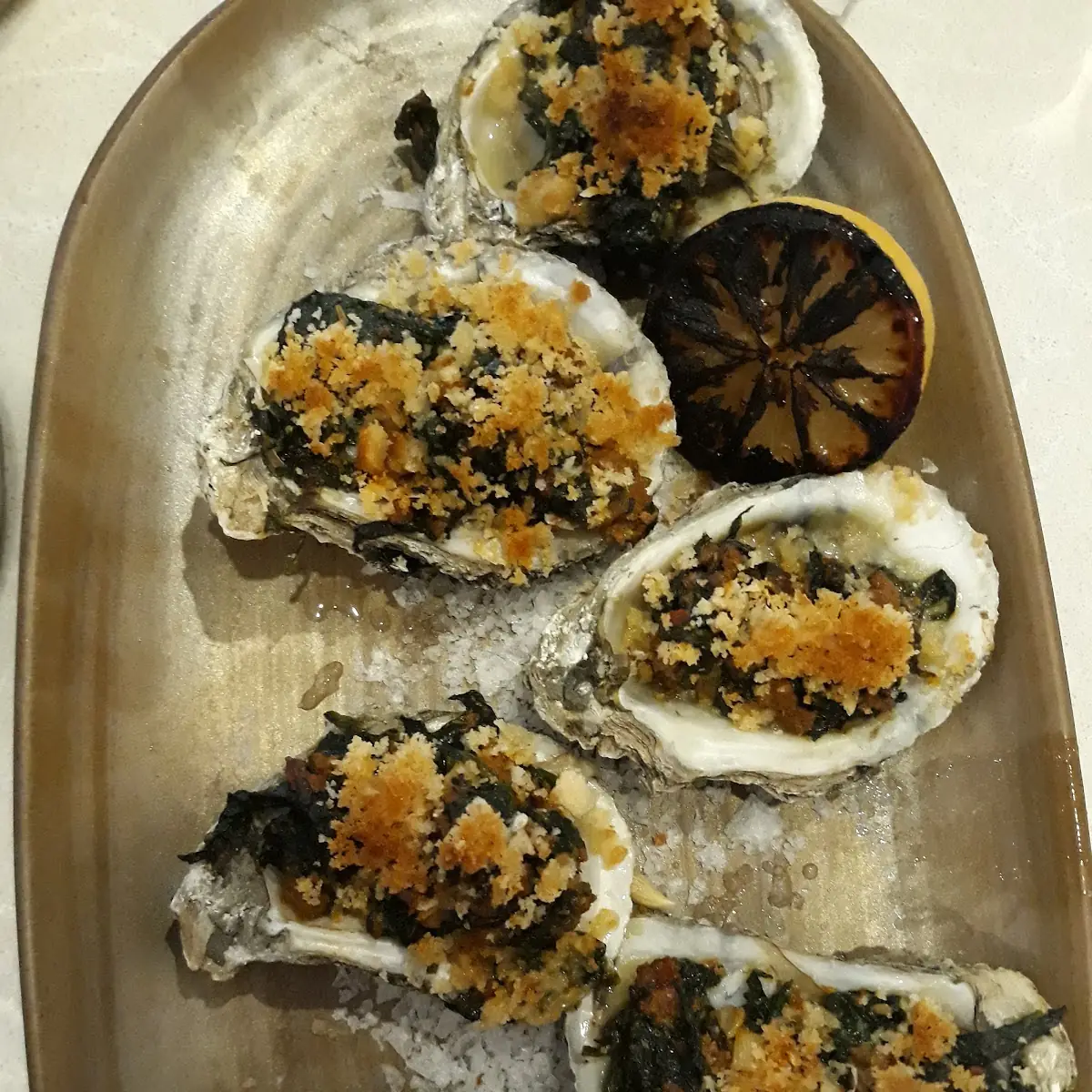 Oysters Rockefeller