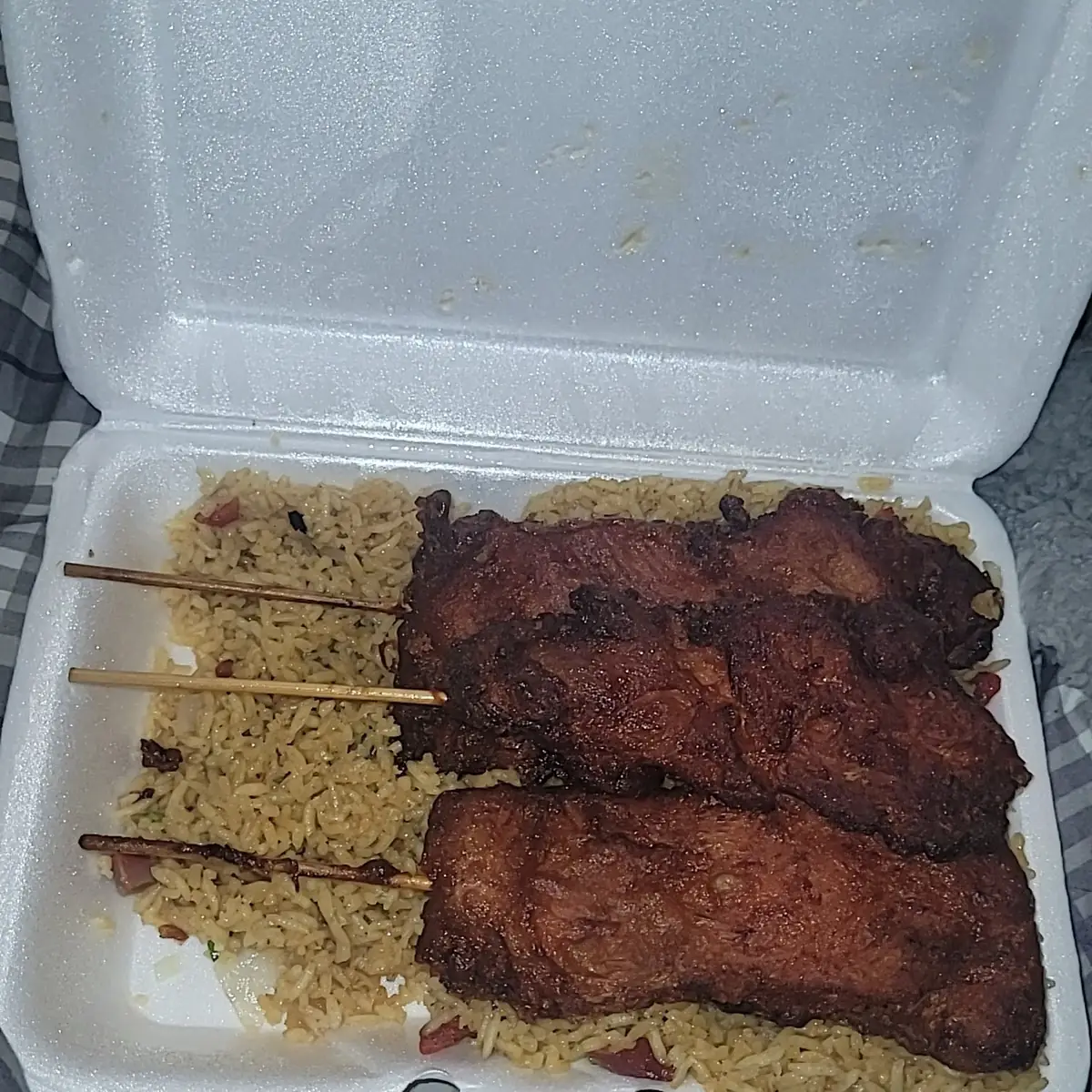 Chicken Teriyaki Beef Fried Rice