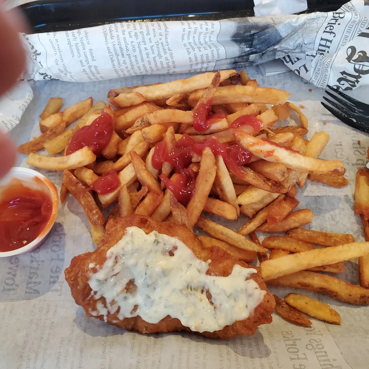 2 Pce Fish and Chips