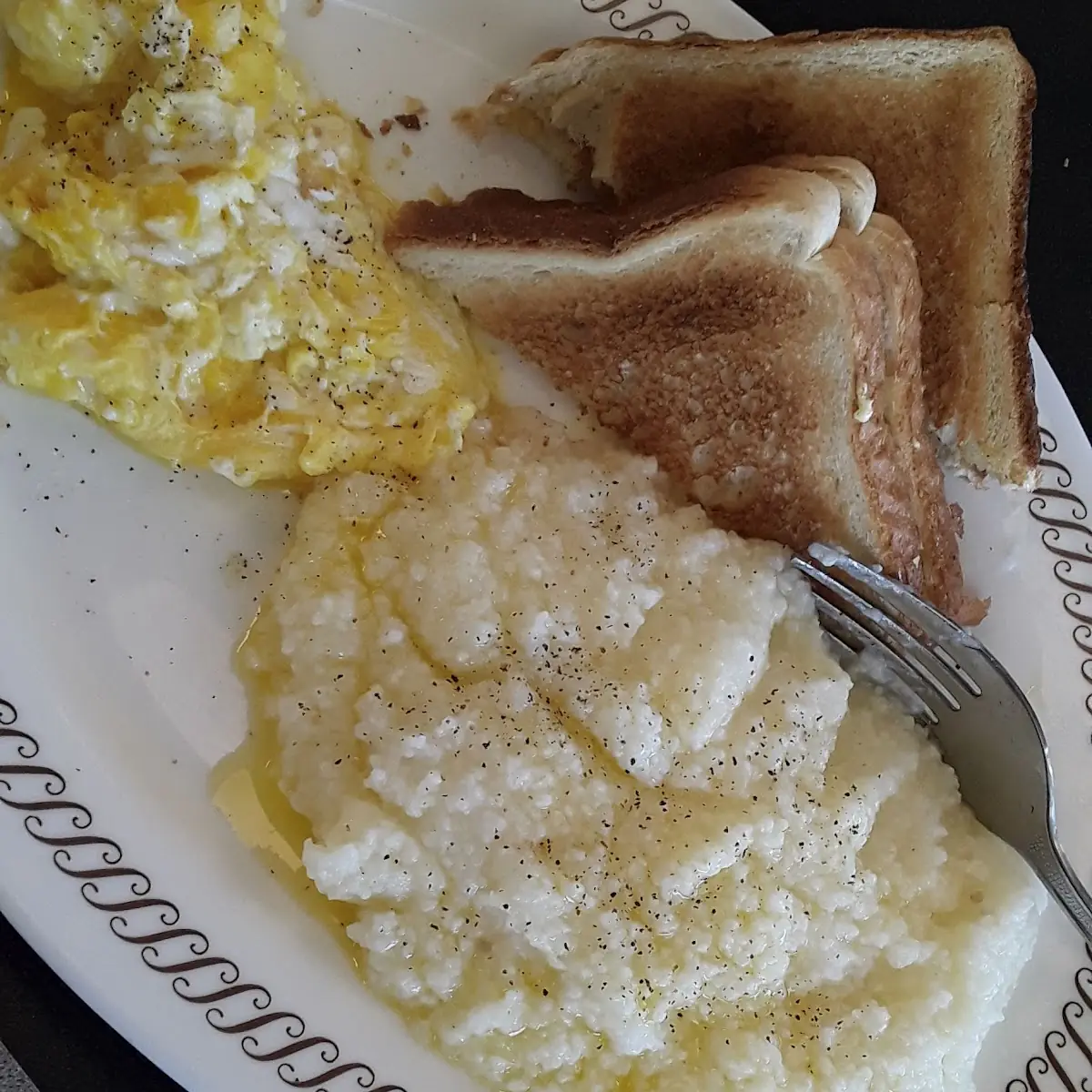 Grits and Scrambled Eggs
