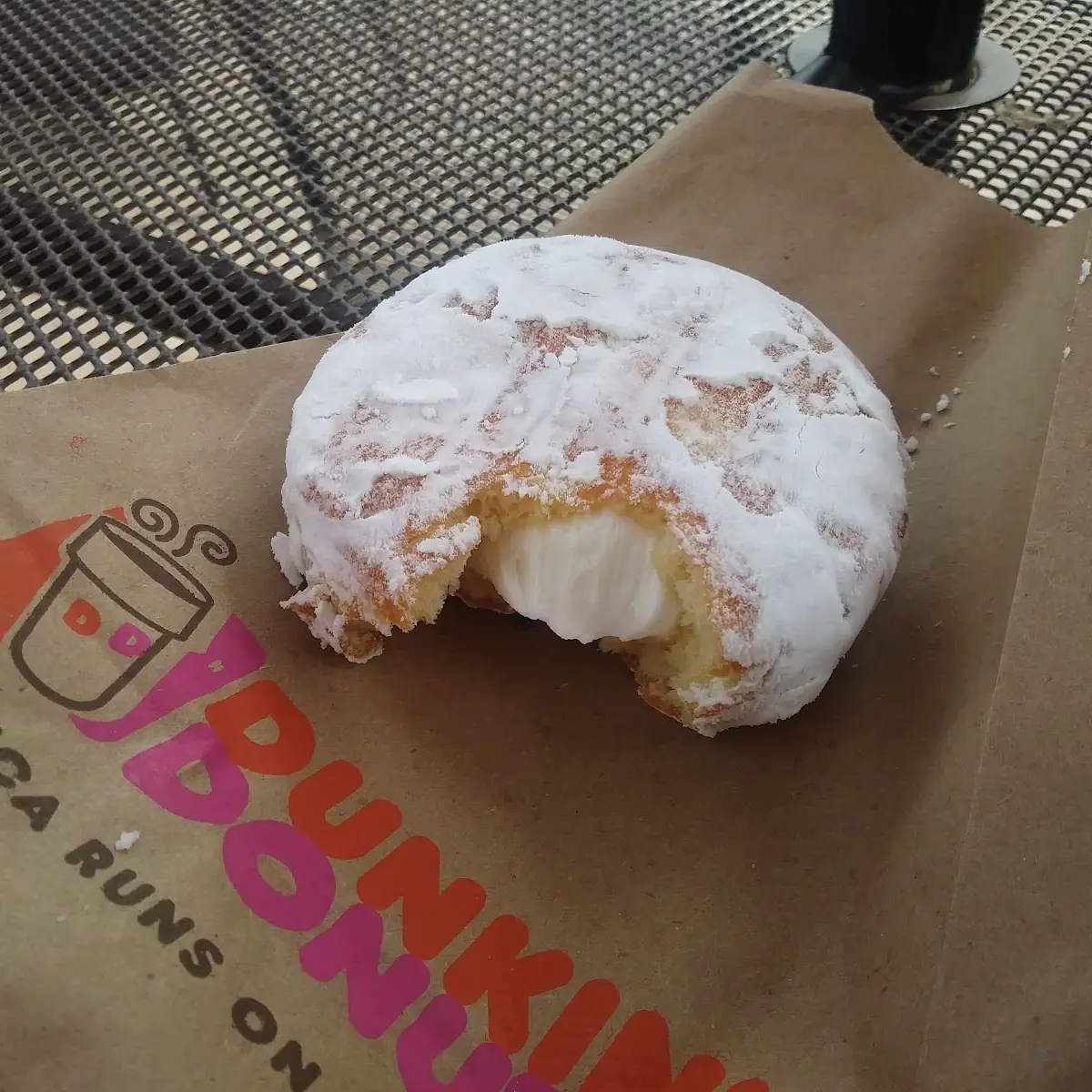 White Cream Filled Donuts