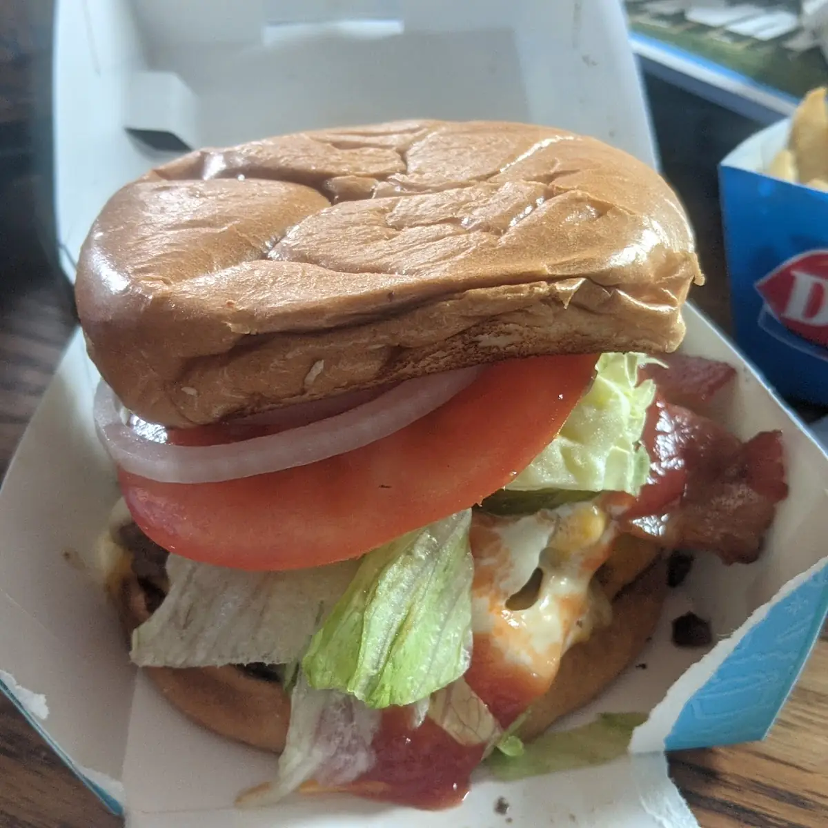Triple Bacon Cheeseburger
