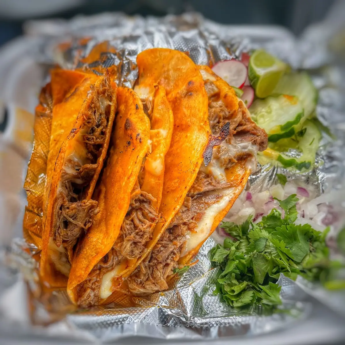 Queso Birria Tacos