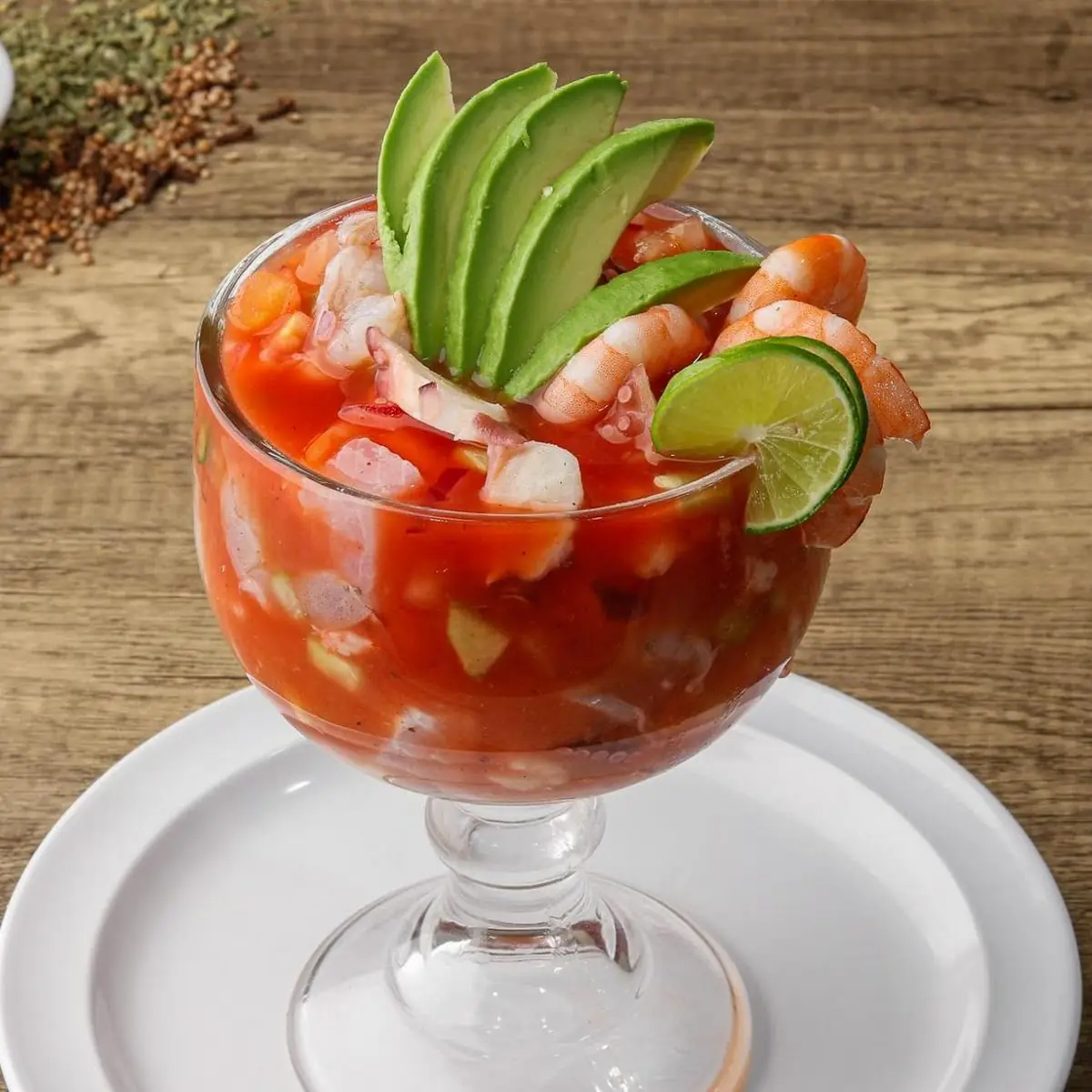 Cóctel de Camarón Shrimp Cocktail