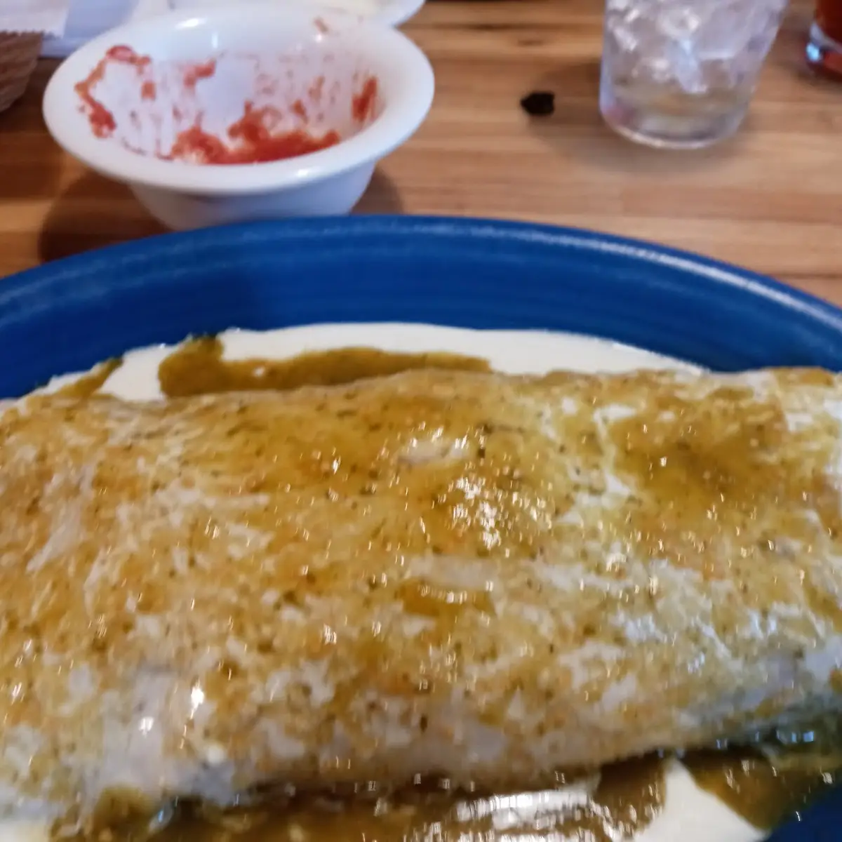 Steak and Shrimp and Chicken Burrito