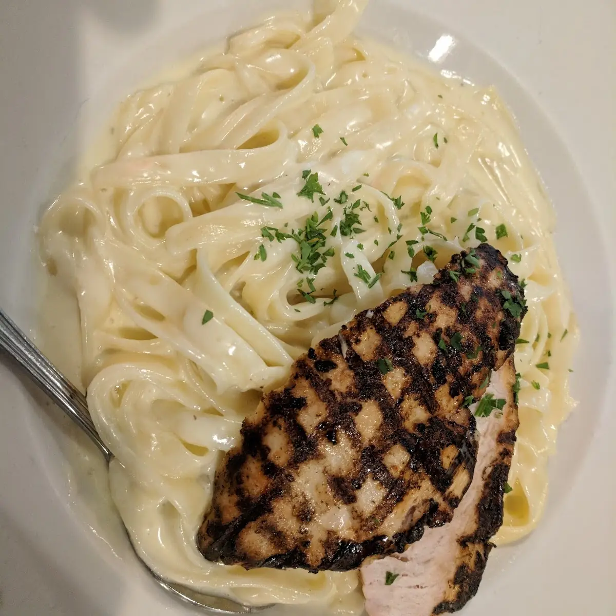 Alfredo with Grilled Chicken