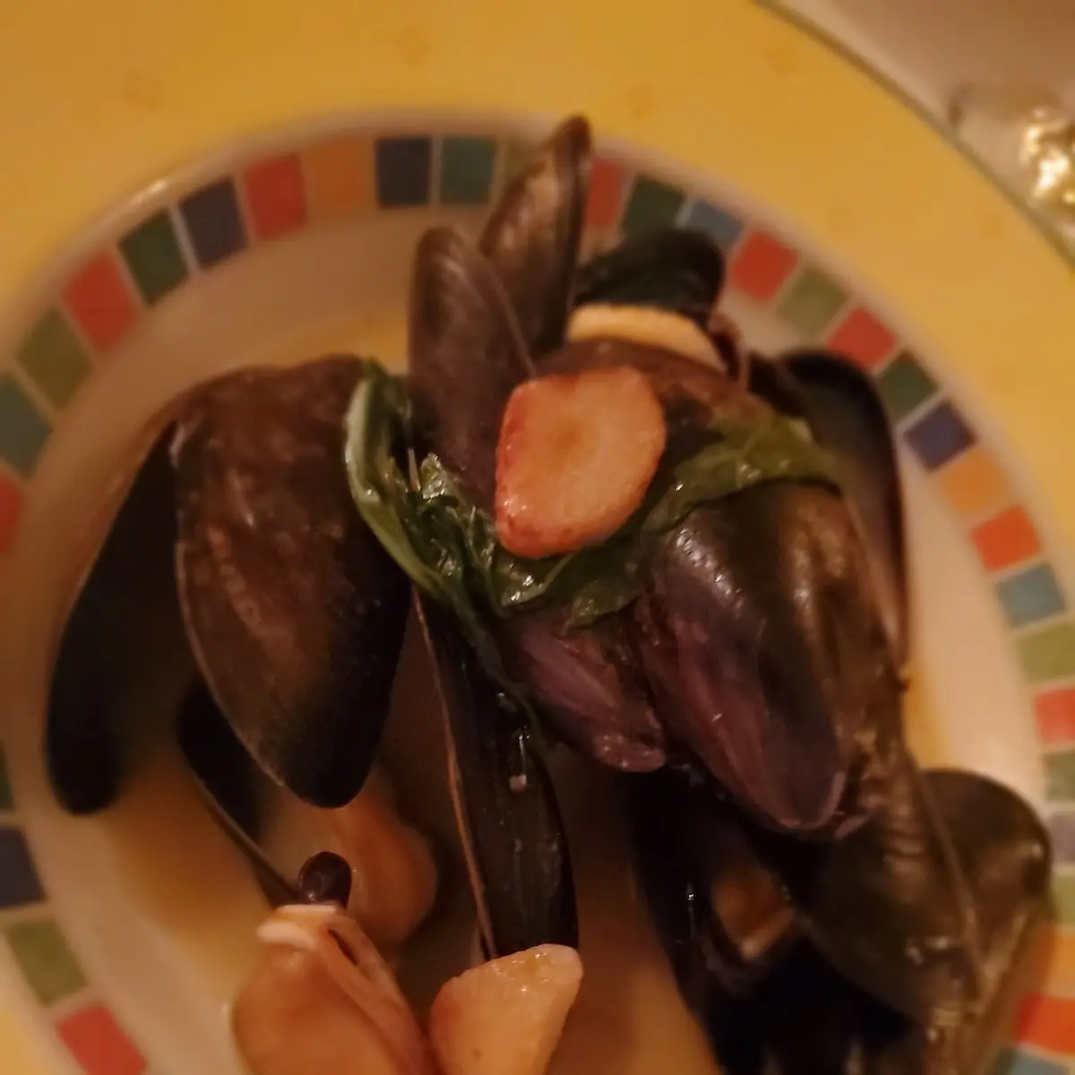 Steamed Mussels