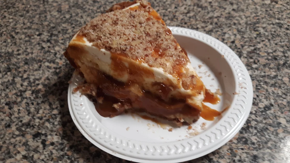 Praline Cheesecake Slice